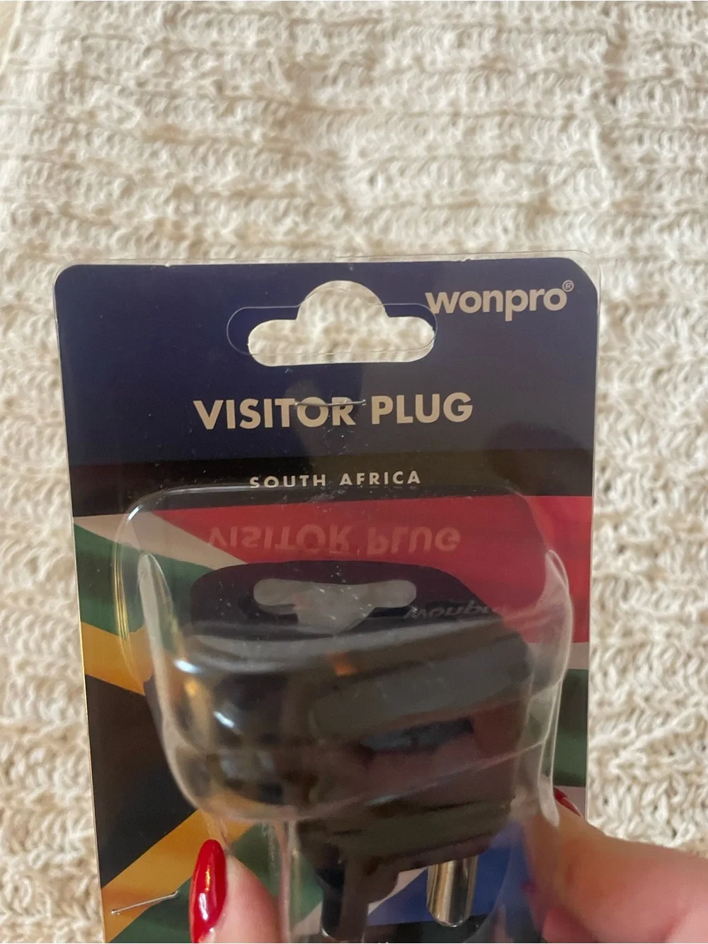 South Africa Black Visitor Travel Plug Adapter - Pack of 2
